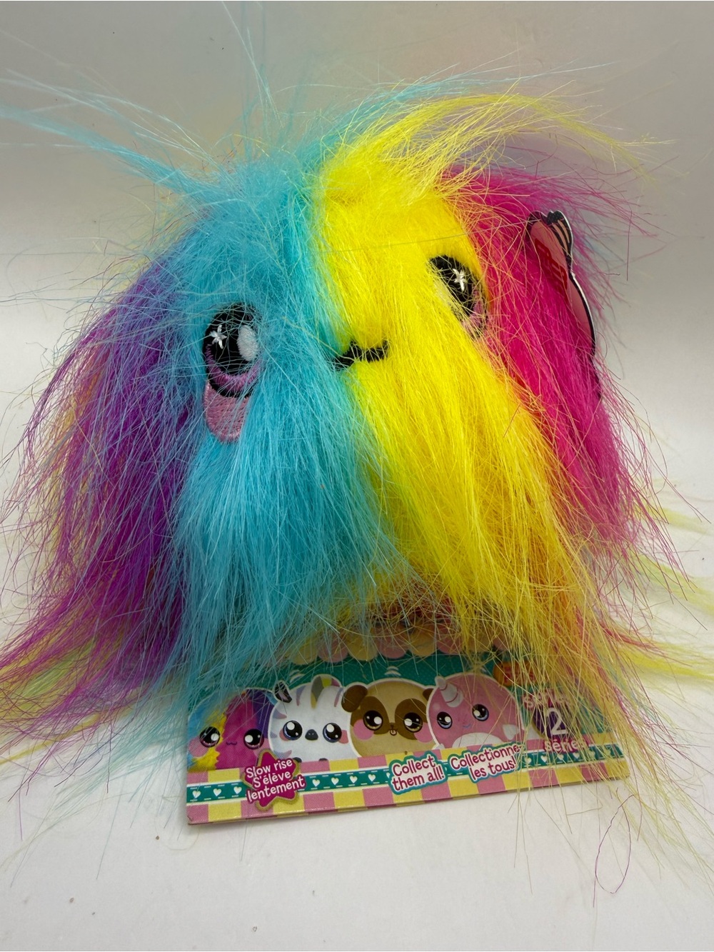 Squeezamals, Fluffy Furball - 3.5" Super-Squishy Foam Stuffed Animal Squeezable